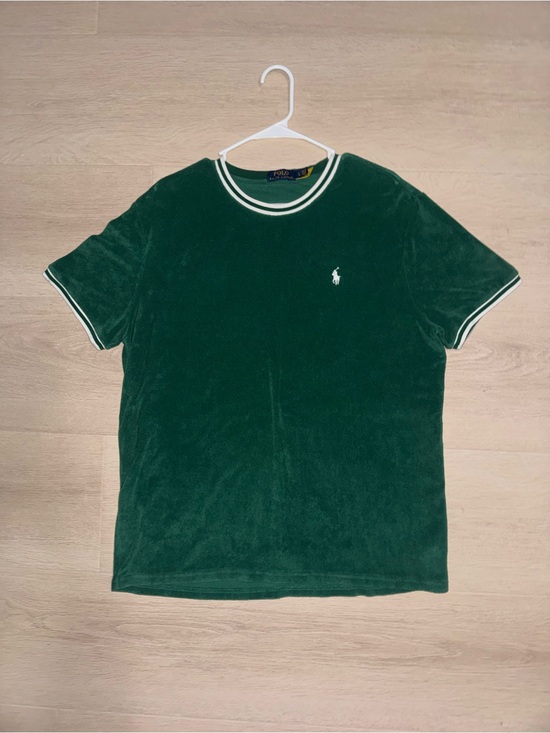 Polo Ralph Lauren Other - Polo by Ralph Lauren Dark Green Terry Short-Sleeve Tee with White Trim